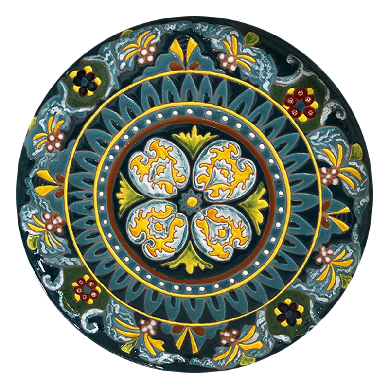 Decorative Ceramic Plate Manetiles